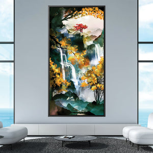 Mystic Flows Canvas Art Clock Canvas