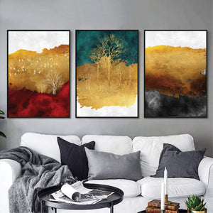 Mystical Forest Canvas Art Clock Canvas
