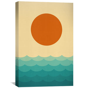 Natural Landscape 1 Canvas Art Clock Canvas