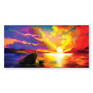 New Beginnings Canvas Art Clock Canvas