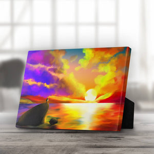 New Beginnings Desktop Canvas Desktop Canvas 25 x 20cm Clock Canvas