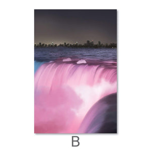 Niagara Falls Canvas Art B / 40 x 60cm / Unframed Canvas Print Clock Canvas