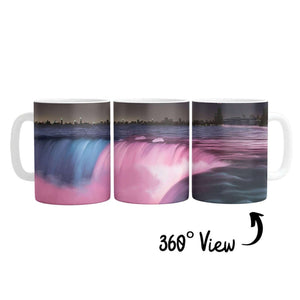 Niagara Falls Mug Mug White Clock Canvas