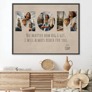 No Matter What Canvas Art Clock Canvas