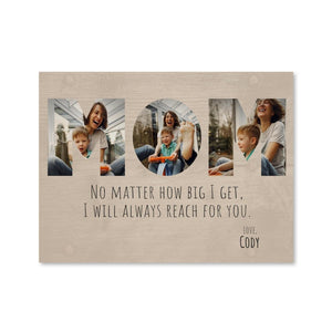 No Matter What Canvas Art Clock Canvas