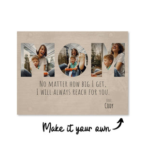 No Matter What Canvas Art Clock Canvas