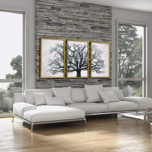 Noir Branches Canvas Art Clock Canvas