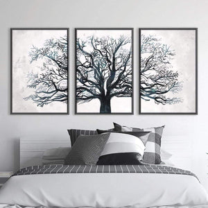 Noir Branches Canvas Art Clock Canvas