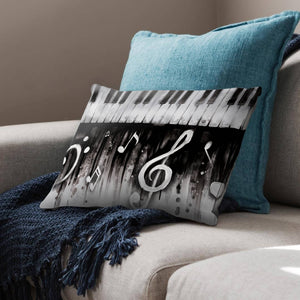 Noir Piano Cushion Cushion Cushion Landscape Clock Canvas