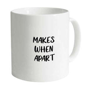 Nothing Makes Sense Mug Mug B / White Clock Canvas