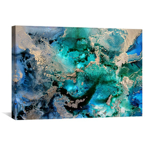 Ocean in A Minor Canvas Art Clock Canvas