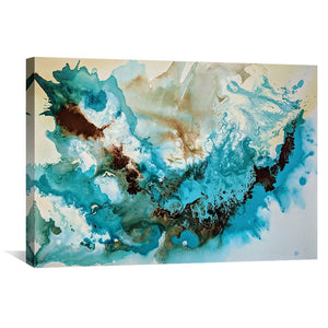 Ocean's Call II Canvas Art Clock Canvas
