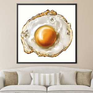 Omelette Canvas Art Clock Canvas