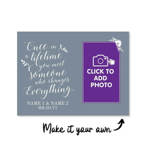 Once In A Lifetime Canvas Art Clock Canvas