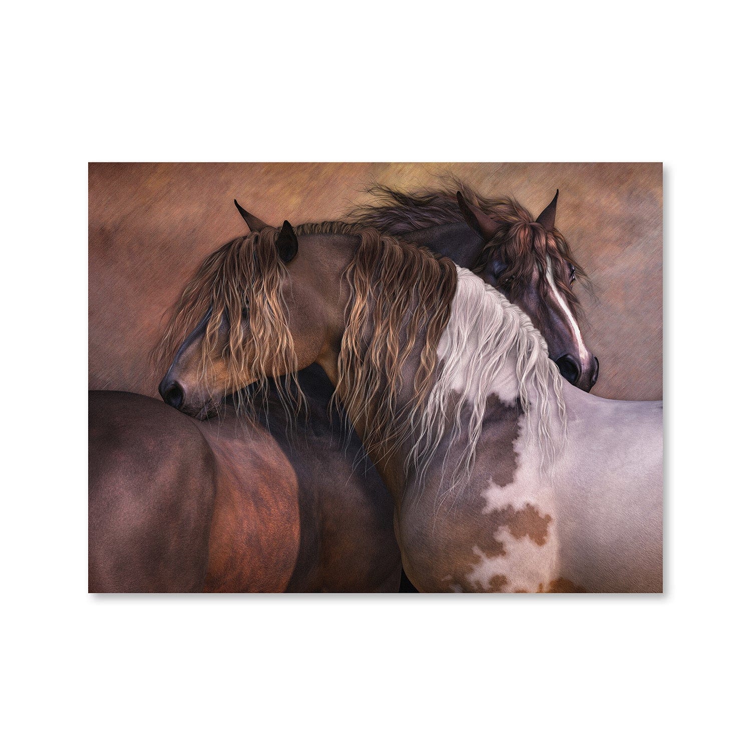 One Spirit Canvas Art Clock Canvas