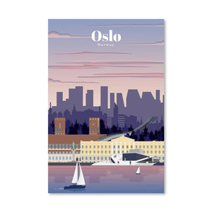 Oslo Canvas - Studio 324 Art Clock Canvas