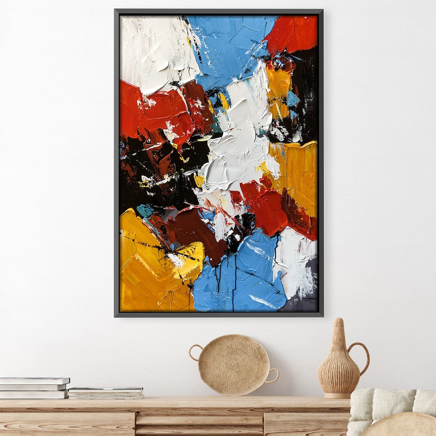 Paint Class Oil Painting Oil 30 x 45cm / Oil Painting Clock Canvas