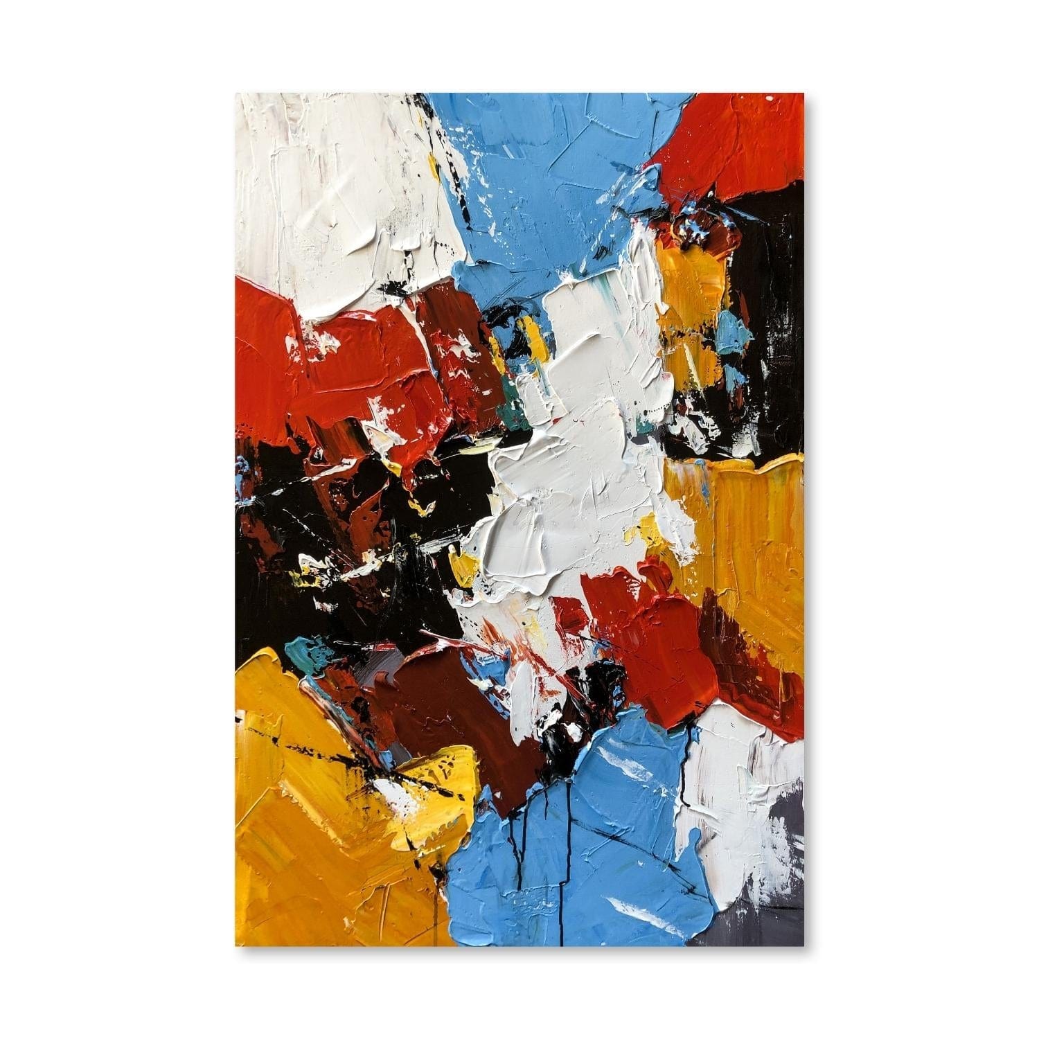 Paint Class Oil Painting Oil Clock Canvas
