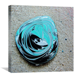 Paint Drop Canvas Art Clock Canvas