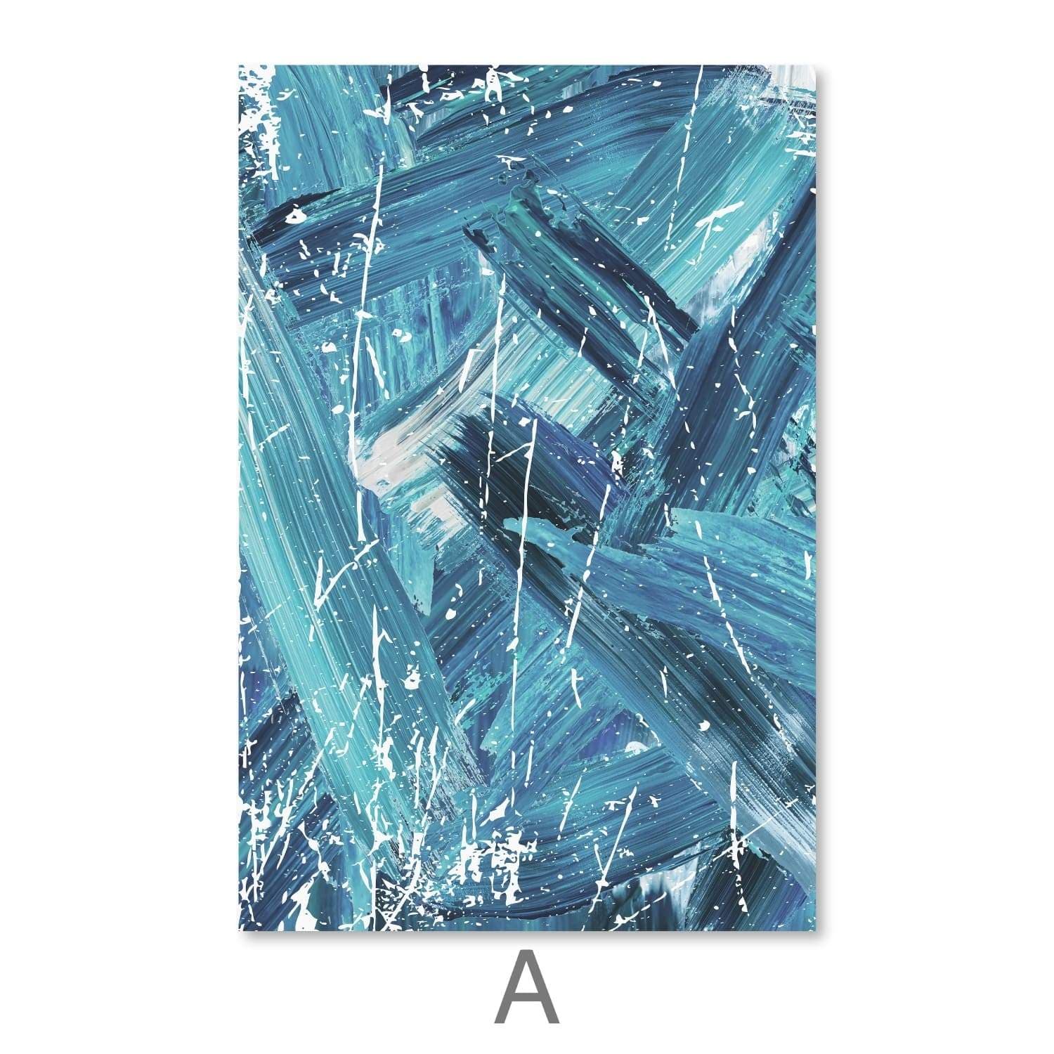 Painted Emotion Canvas Art A / 30 x 45cm / Unframed Canvas Print Clock Canvas