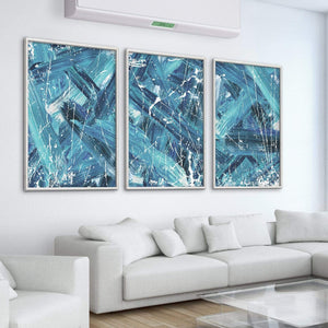 Painted Emotion Canvas Art Clock Canvas