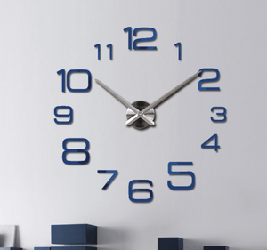 Palisade Clock Blue Clock Canvas