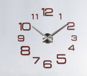 Palisade Clock Red Clock Canvas