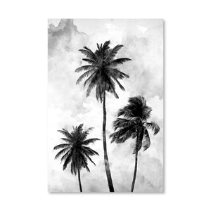 Palm Skies Canvas Art Clock Canvas