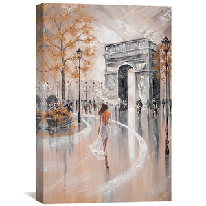 Paris Flair Canvas Art Clock Canvas