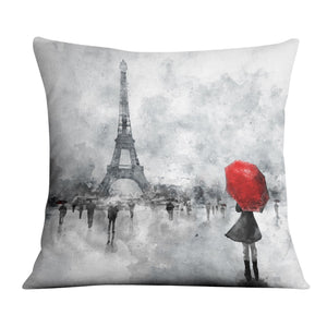 Paris Moods Cushion Cushion Cushion Square Clock Canvas