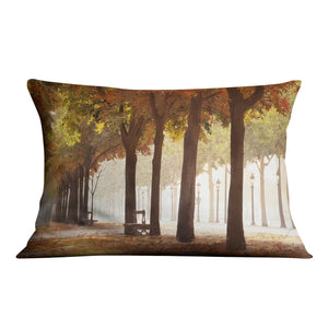 Park Strolls Cushion Cushion Cushion Landscape Clock Canvas