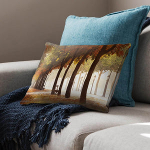 Park Strolls Cushion Cushion Cushion Landscape Clock Canvas