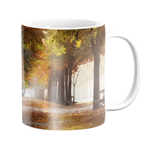Park Strolls Mug Mug White Clock Canvas
