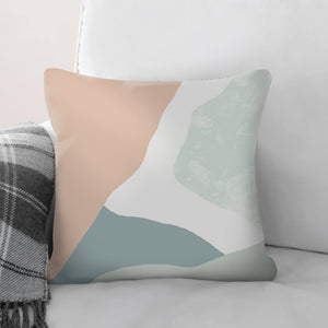Pastel Curves A Cushion Cushion 45 x 45cm Clock Canvas