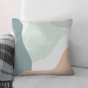 Pastel Curves C Cushion Cushion 45 x 45cm Clock Canvas