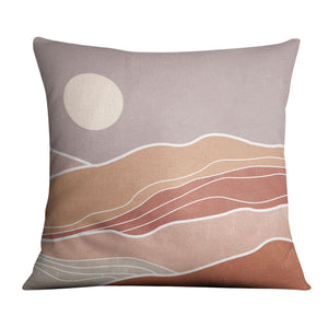 Pastel Shades B Cushion Cushion 45 x 45cm Clock Canvas