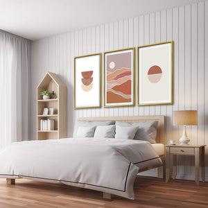 Pastel Shades Canvas Art Clock Canvas