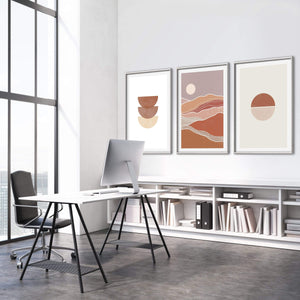 Pastel Shades Canvas Art Clock Canvas