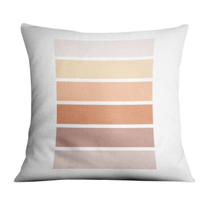 Pastel Tones A Cushion Cushion 45 x 45cm Clock Canvas