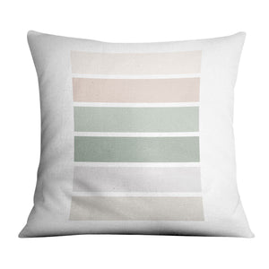 Pastel Tones C Cushion Cushion 45 x 45cm Clock Canvas
