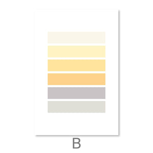 Pastel Tones Canvas Art B / 30 x 45cm / Unframed Canvas Print Clock Canvas