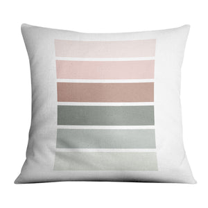 Pastel Tones D Cushion Cushion 45 x 45cm Clock Canvas