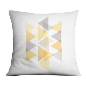 Pastel Triangles C Cushion Cushion 45 x 45cm Clock Canvas
