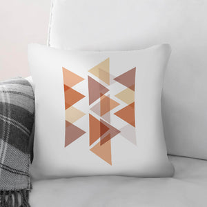 Pastel Triangles D Cushion Cushion 45 x 45cm Clock Canvas