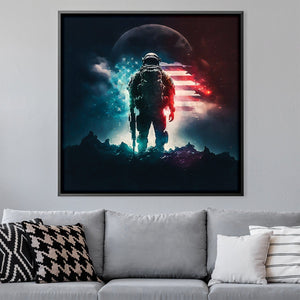 Peace Keeper Canvas Art Clock Canvas