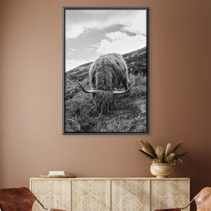 Peaceful Highland Canvas Art 30 x 45cm / Unframed Canvas Print Clock Canvas