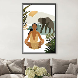 Peaceful Nature Canvas Art Clock Canvas