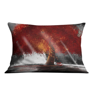 Peaceful Redwood Cushion Cushion 48 x 33cm Clock Canvas