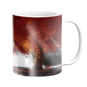 Peaceful Redwood Mug Mug White Clock Canvas