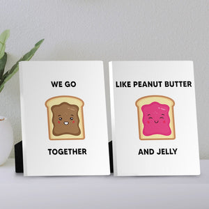 Peanut Butter and Jelly Desktop Canvas Desktop Canvas Clock Canvas